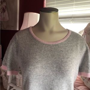 Cashmere Sweater Short Sleeve